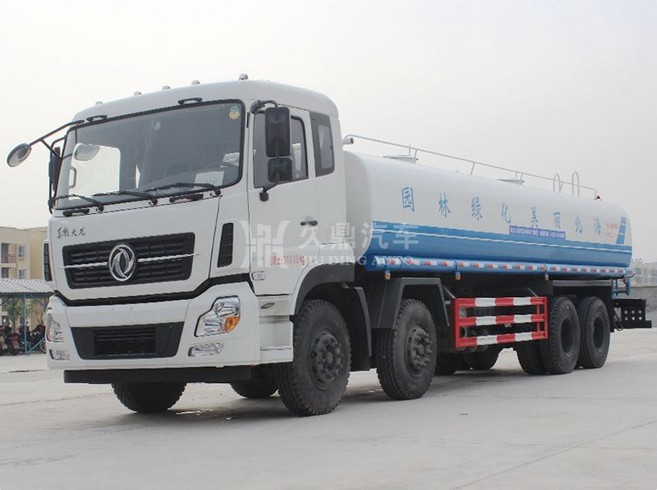 20噸灑水車作業(yè)視頻_20噸東風(fēng)天龍前四后八綠化灑水車廠家價(jià)格