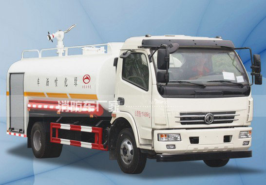 消防灑水車圖片大全_7噸十堰東風多利卡消防灑水車價格