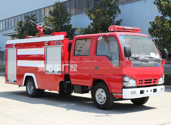4噸五十鈴600P水罐消防車價(jià)格