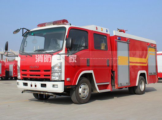 3噸五十鈴700P泡沫消防車價格