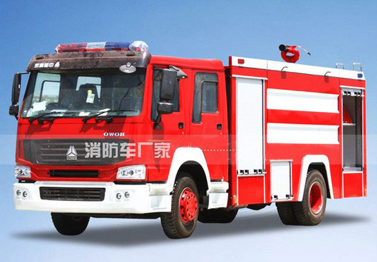 10噸重汽豪沃泡沫消防車價格