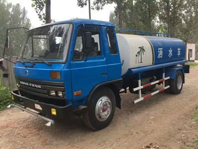 10噸東風145老款二手灑水車價格