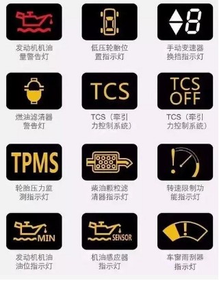 儀表盤故障燈圖片 儀表盤故障燈圖片