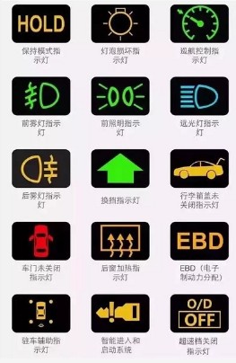 儀表盤故障燈圖片 儀表盤故障燈圖片