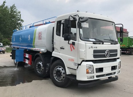 東風天錦小三軸18噸綠化灑水車廠家價格
