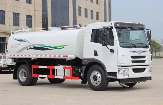 15方灑水車多少錢一臺_解放龍V 15噸綠化灑水車廠家價格
