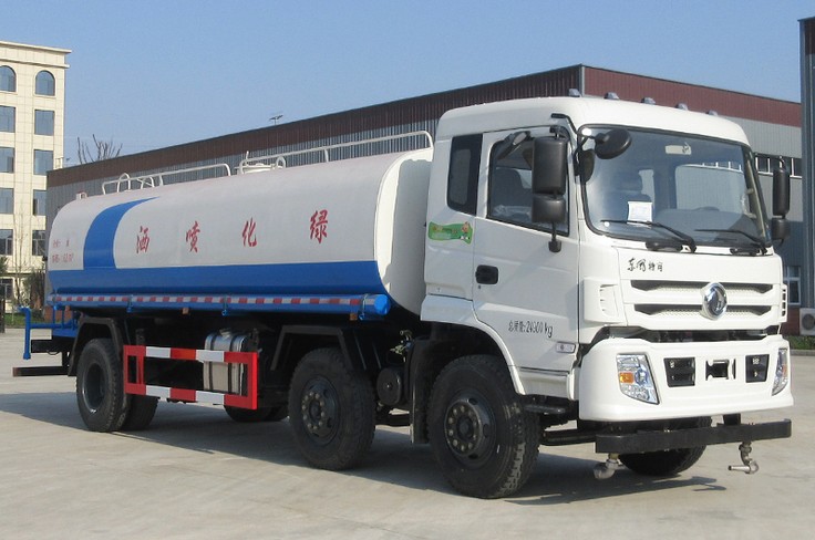 工程灑水車廠家_20噸東風特商小三軸工程灑水車