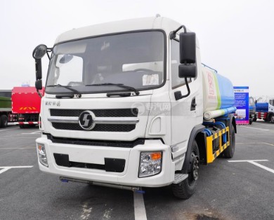 陜汽軒德12噸綠化灑水車廠家價格2