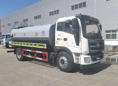 12方灑水車尺寸_福田瑞沃12噸綠化灑水車廠家價格