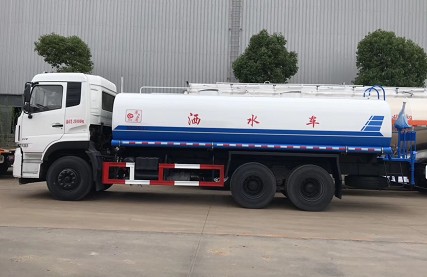 20方灑水車是多少噸_東風天龍后雙橋20方綠化灑水車