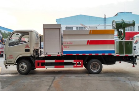 多功能抑塵車功能說明_5方國五東風多利卡多功能抑塵車廠家價格3