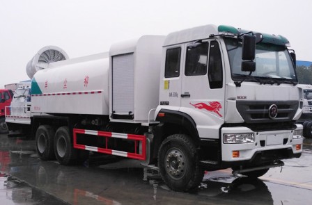 多功能抑塵車功能介紹_16方國五重汽后雙橋多功能抑塵車廠家價格