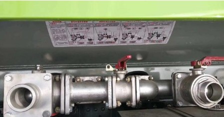 程力灑水車閥門操作示意圖 程力灑水車閥門操作示意圖