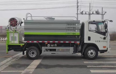 多功能抑塵車使用方法_國六5方大運藍牌抑塵車廠家價格2