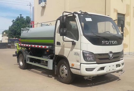 5噸灑水車價格大全_國六5方福田M3綠化灑水車廠家價格