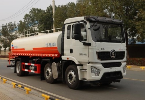 陜汽小三軸20方灑水車_中汽力威牌HLW5251GPSSX6型綠化噴灑車